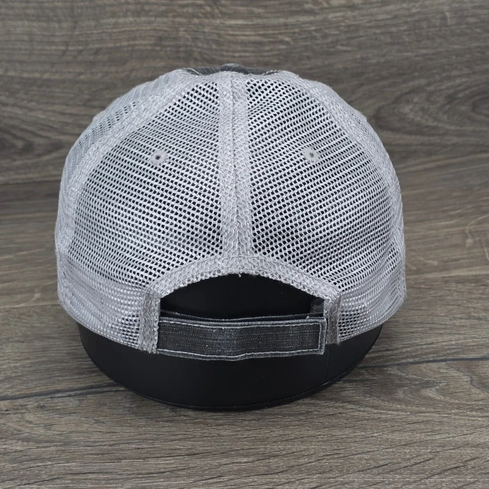 Carpool Queen Hat Cap Womens Strap Back Grey Distressed Trucker Lifestyle